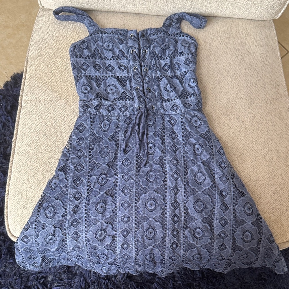 Aeropostale Blue Lace Dress